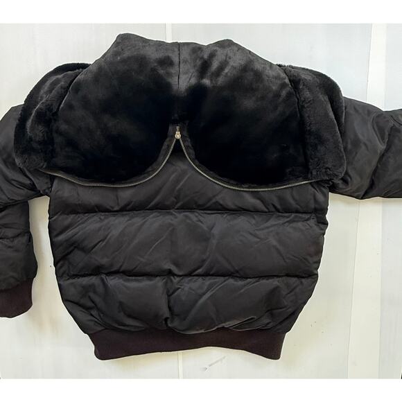 THE NORTH FACE Faux Fur Lined Hood Collar 550 Down Jacket Ski Coat Sz Med - Picture 6 of 8